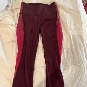 Two toned cropped leggings